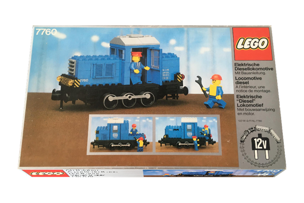 Diesel Shunter Locomotive - 12V-Grey - LEGO Trains